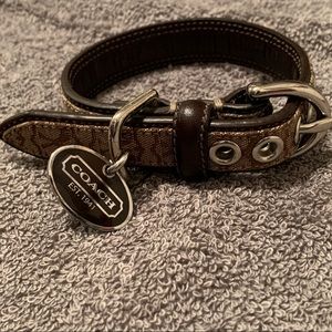 Coach dog collar xs